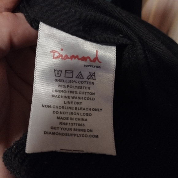 Diamond Supply Co Black and Mint Letterman's Jacket - Picture 5 of 6